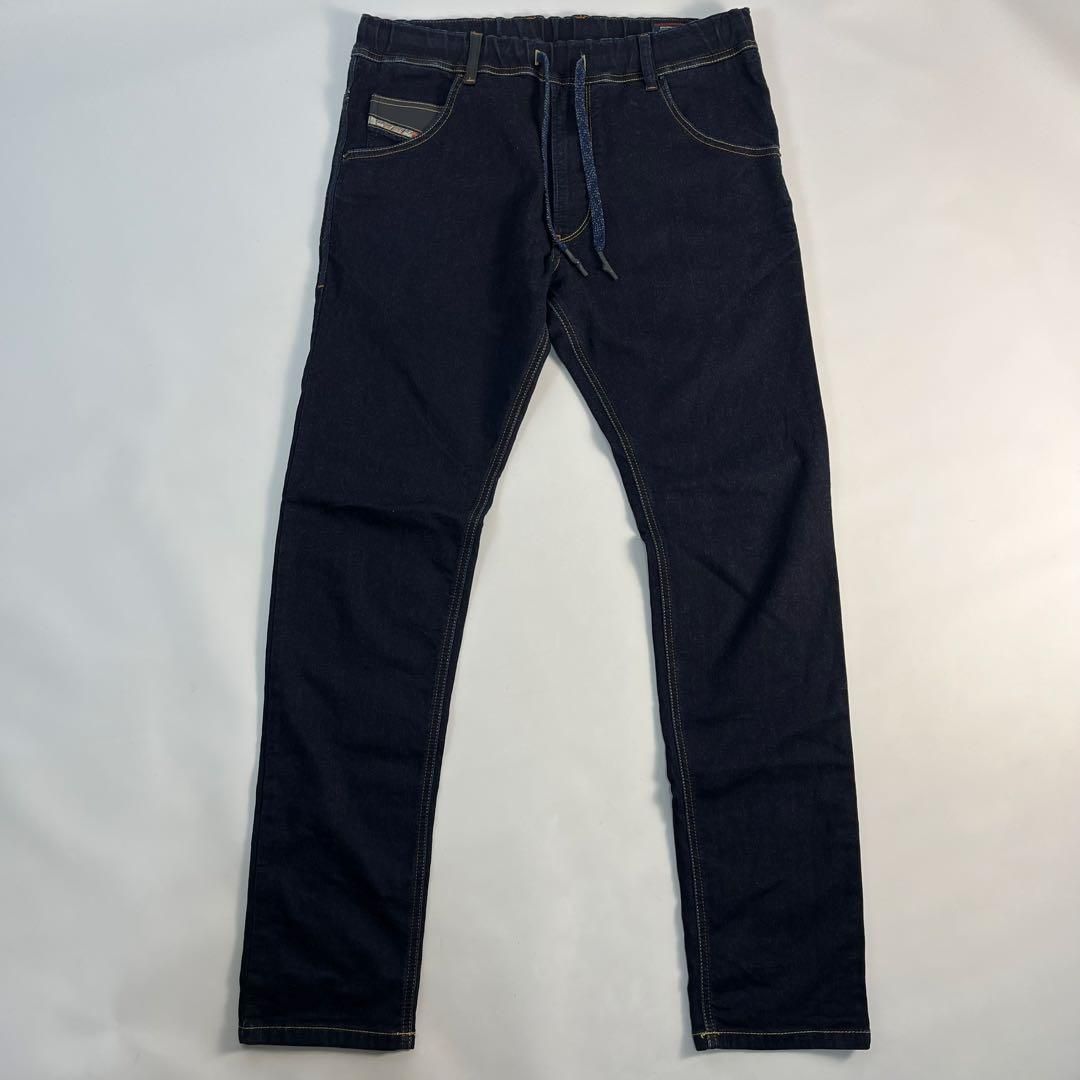 美品 ディーゼル ジョグジーンズ KROOLEY 牛革 ストレッチ W32 - メルカリ