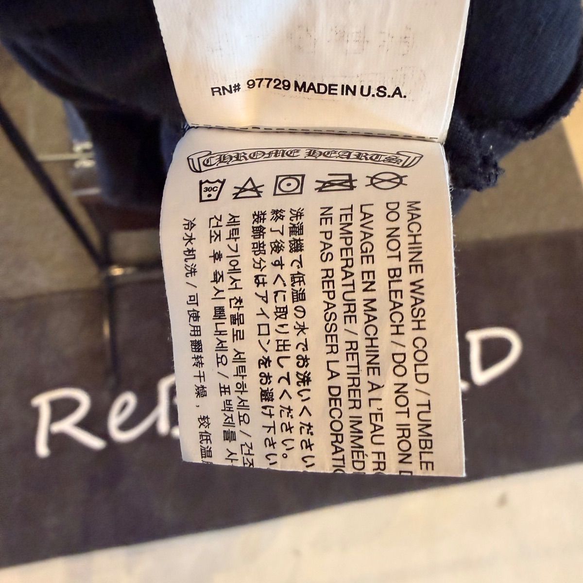 美品【CHROME HEARTS クロムハーツ オールドクロム ロングスリーブT 