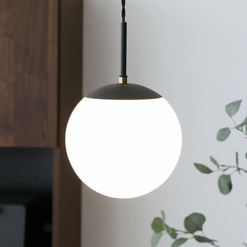 VENTOTA ペンダントライト おしゃれ 天井照明 吊り下げライト ダイニング 1灯 インテリア照明 北欧 LED照明器具 高さ調節可能 調光調色 丸形 リビング Modico-P1 (ブラック｜本体のみ（電球/リモコン付属なし）) shu