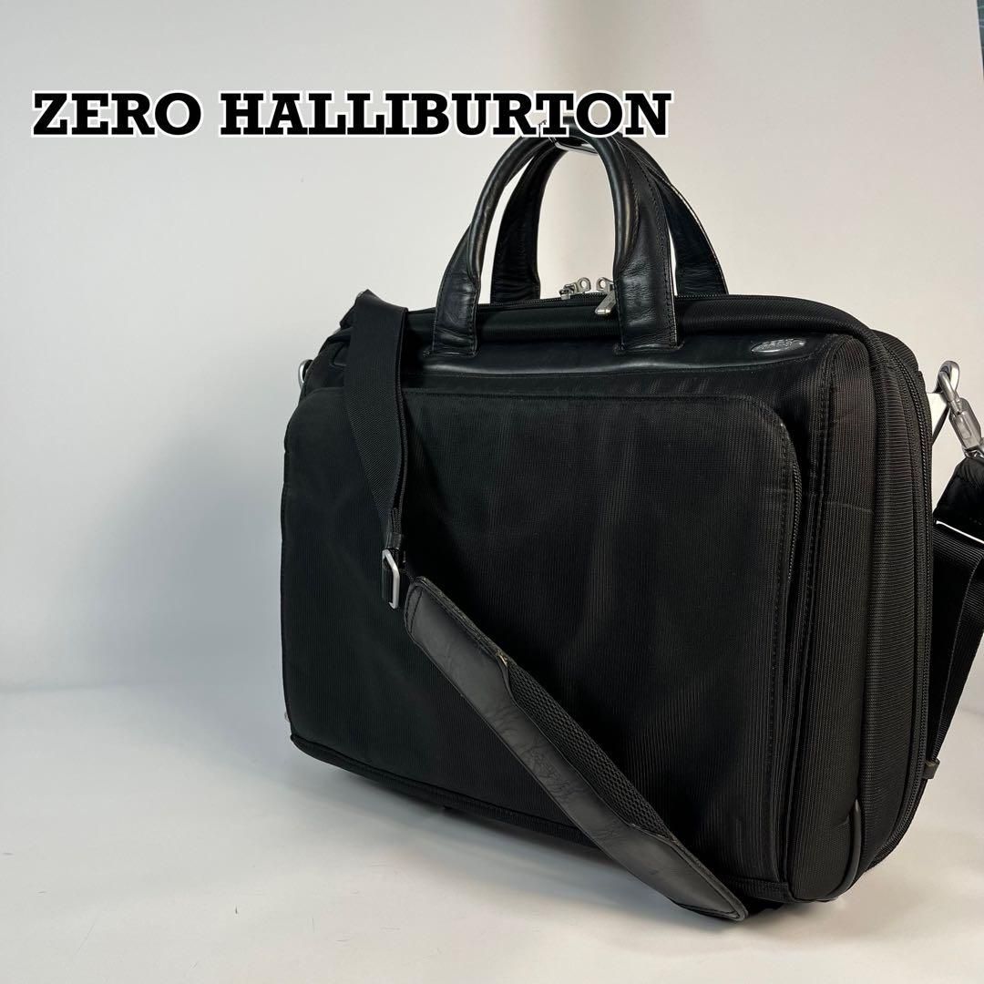 未使用　ゼロハリバートン　ナイロン　2WAY　ブリーフケース　ビジネスバッグ　黒 ZERO HALLIBURTON（ゼロハリバートン） ナイロン 2WAY ビジネスバッグ
