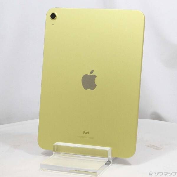 ソフマップ 〔中古品〕 iPad 第10世代 64GB イエロー MPQ23J／A Wi-Fi【349】