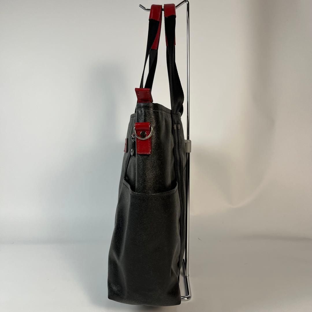 美品 森野帆布 2way トートバッグ ショルダーバッグ ビジネスバッグ A4