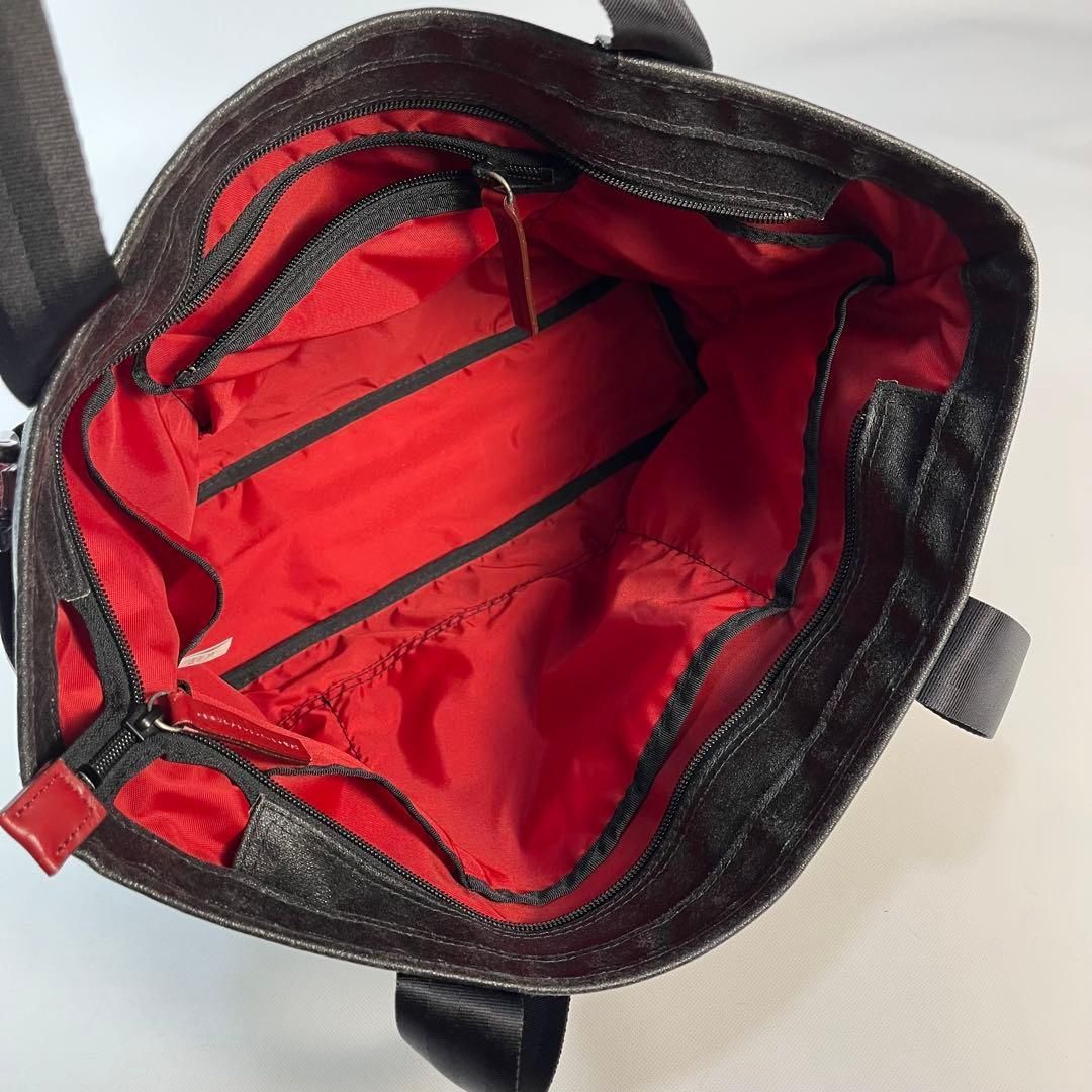 【美品/A4可】森野帆布 2way ビジネスバッグ トートバッグ 3室 大容量 美品 森野帆布 2way トートバッグ ショルダーバッグ ビジネスバッグ A4