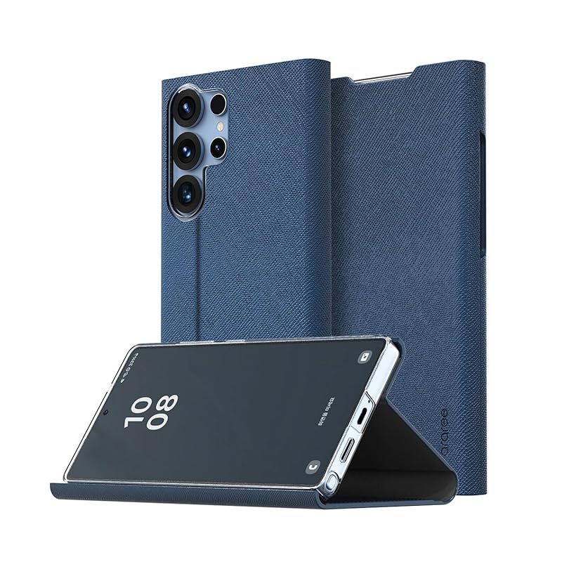 【新品】 araree Galaxy S25 Ultra 手帳型ケース Bonnet Stand【SAMSUNG公式認証品】 [ マグネット式クロージャ カードポケット付き スタンド機能 衝撃吸収 ポリカーボネートベース+PUレザー カメラ保護設計 Sペン 0