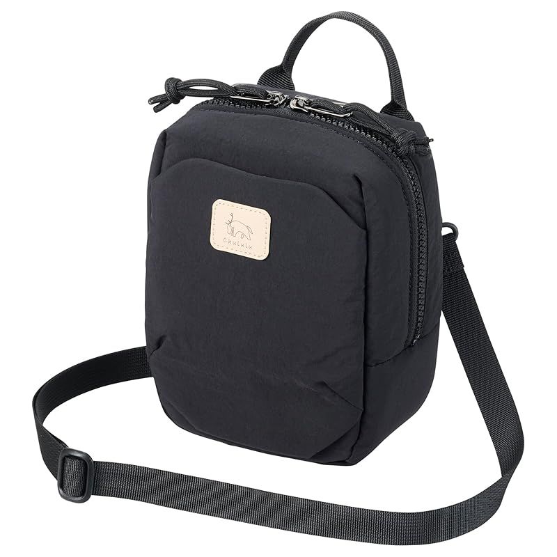 【新品】 ハクバ カメラバッグ Chululu(チュルル) ルモ ミニショルダーバッグ ブラック 普段使い ポーチ 軽量 AMZSCH-LUMSBK 0
