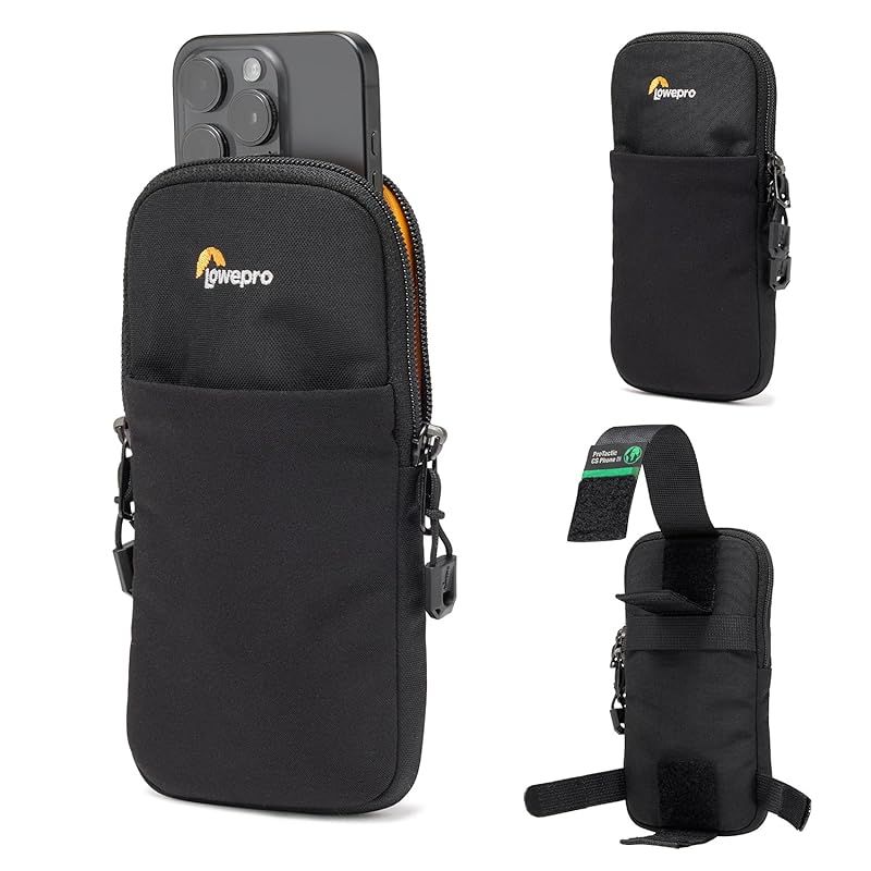 【新品】 ロープロ(Lowepro) プロタクティック スマートフォンケース III SlipLock対応 カメラバッグアクセサリー ブラック LP37485-PWW 0