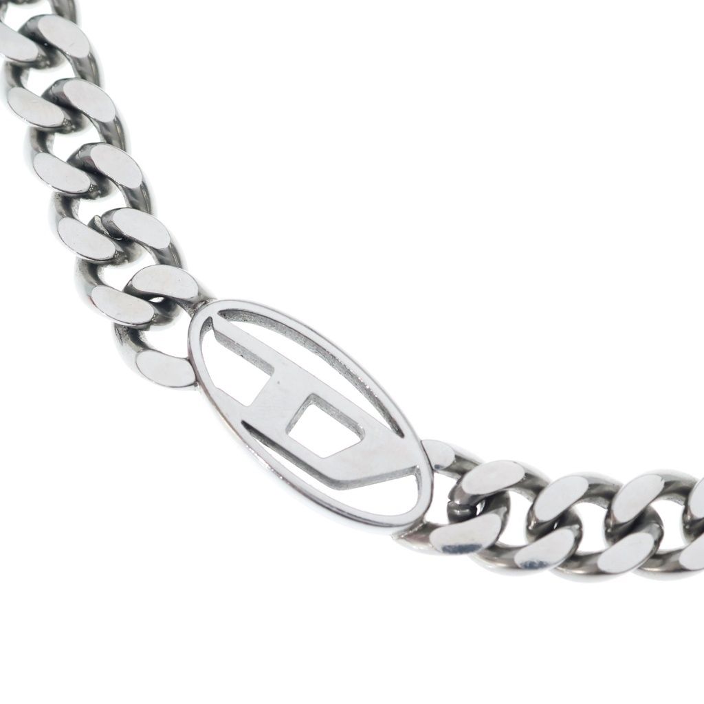 シルバーネックレス ディーゼル ネックレス DIESEL ディーゼル Dロゴ