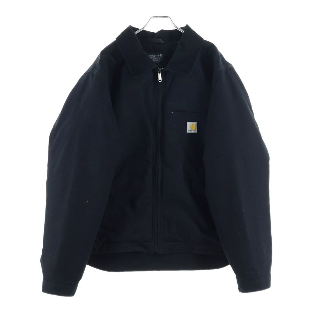 CARHARTT (カーハート) DUCK DETROIT JACKET デトロイトジャケット コーデュロイ切替ジャケット ブラック 0J3828‐M