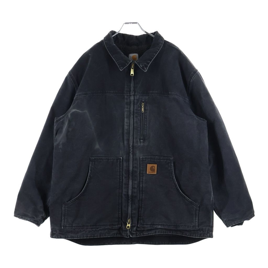 CARHARTT (カーハート) リッジコート 裏地ボア ジップアップジャケット ブラック C61-BLK