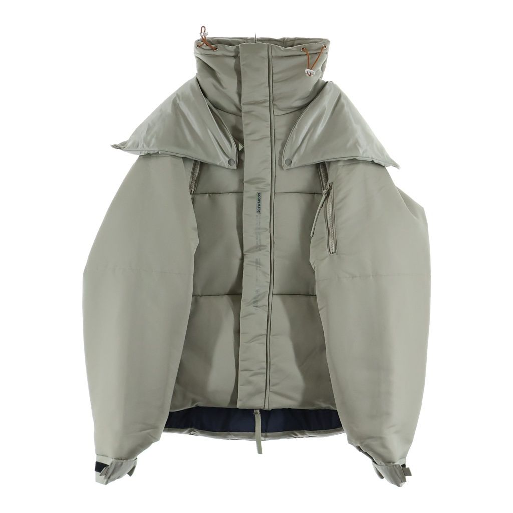 TIGHTBOOTH (タイトブース) GOOPiMADE D-System Padding Monster Parka グーピーメイド Dシステム パディングモンスターパーカー ジップアップジャケット ベージュ
