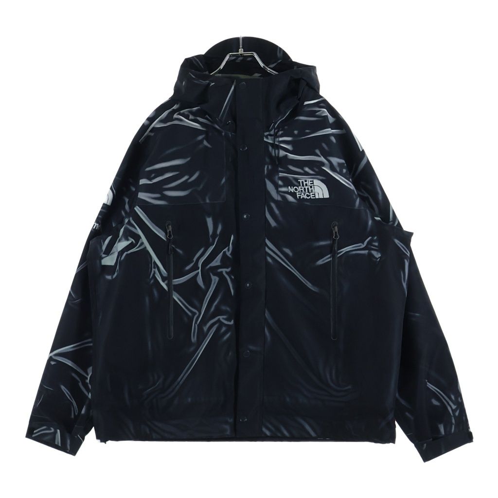SUPREME (シュプリーム) 23SS ×THE NORTH FACE Trompe Loeil Printed Taped Seam Shell Jacke トロンプ テープド シーム シェルジャケット マウンテンパーカー ブラック NP02301I