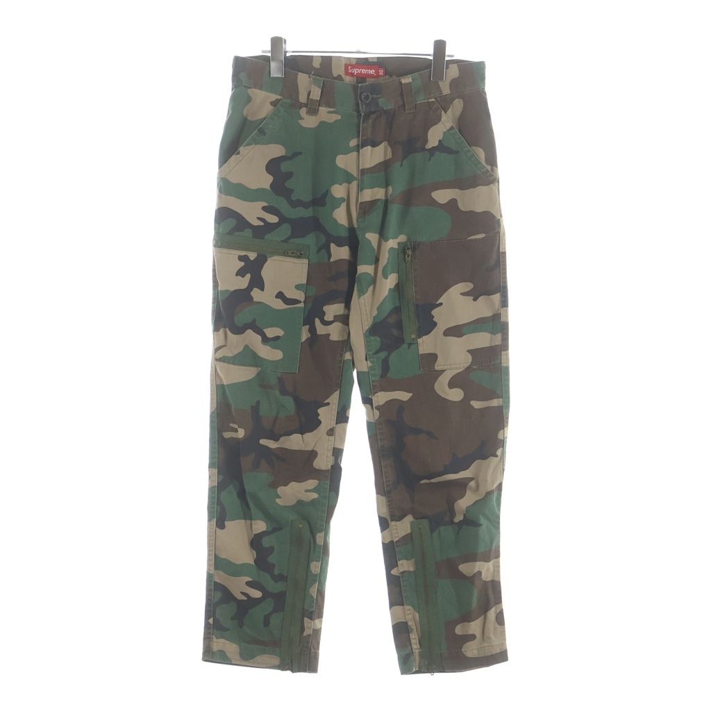 SUPREME (シュプリーム) Camo Cargo Pant カモ柄 カーゴパンツ カーキ