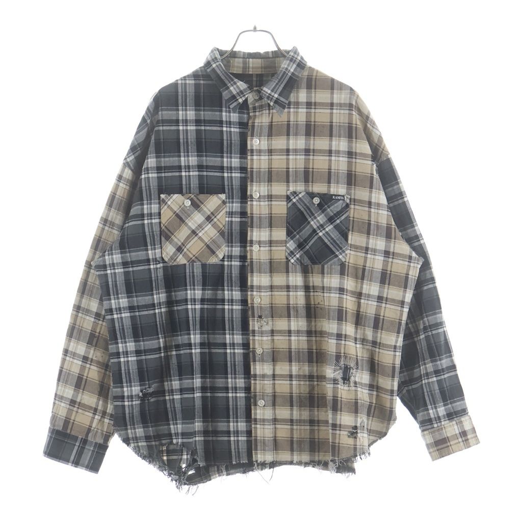 KAMIYA (カミヤ) 25AW Crazy Pattern Check Shirt クレイジーパターン