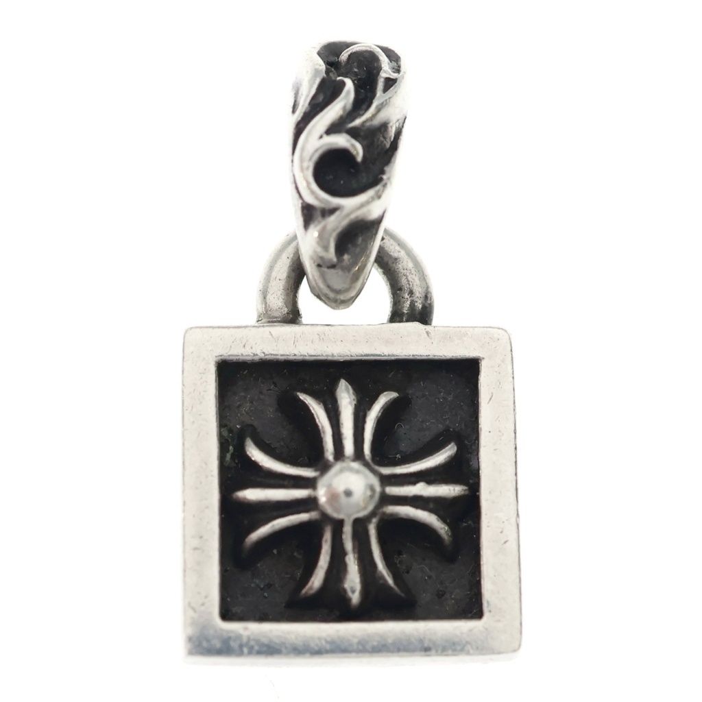 CHROME HEARTS (クロムハーツ) FRAMED CH PLUS フレームドCHプラス チャーム ペンダントトップ シルバー BCA271