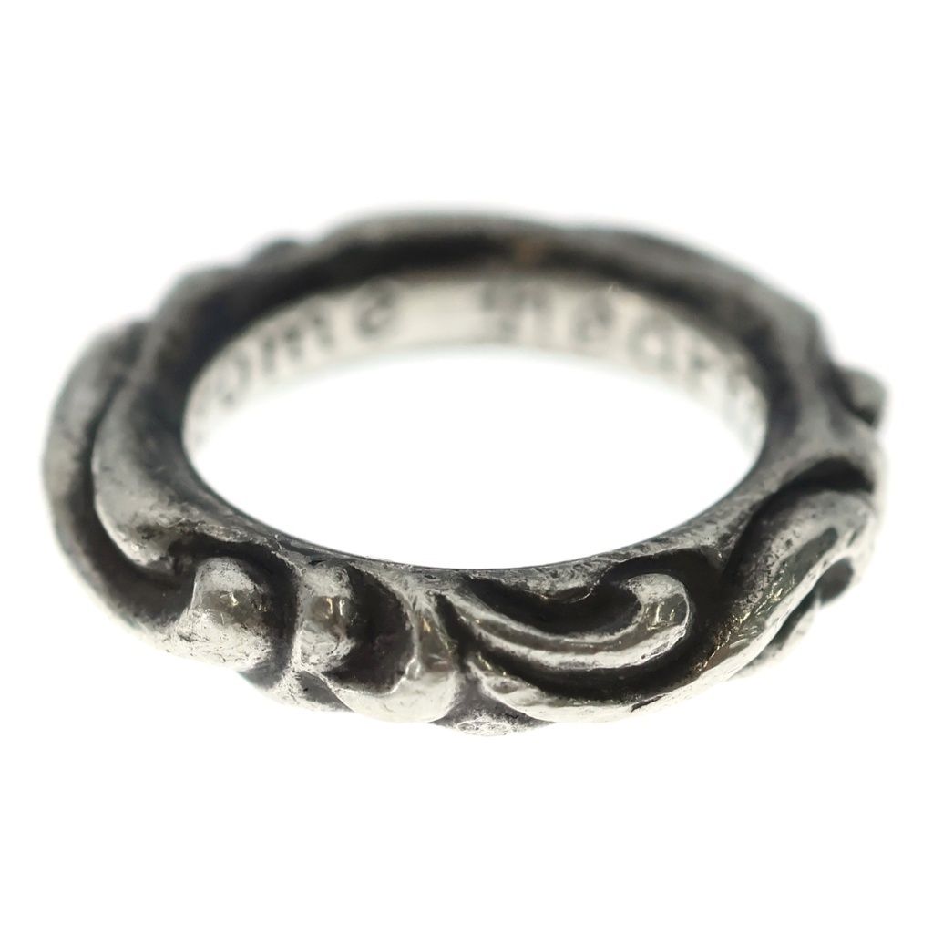 CHROME HEARTS (クロムハーツ) SCRL BAND スクロールバンド リング シルバー BCA351