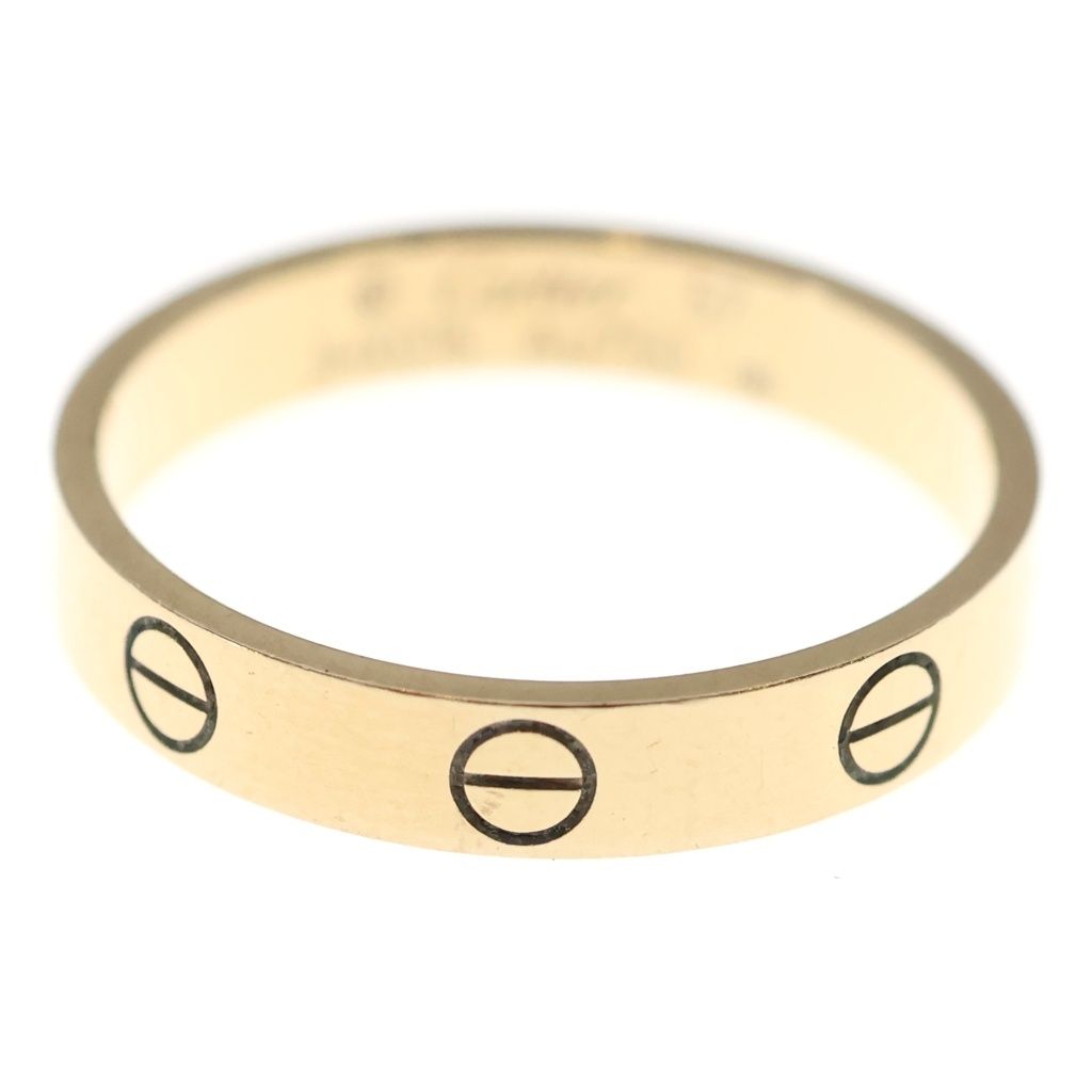 Cartier (カルティエ) ミニラブ リング ピンクゴールド Au750 #57 3.5g