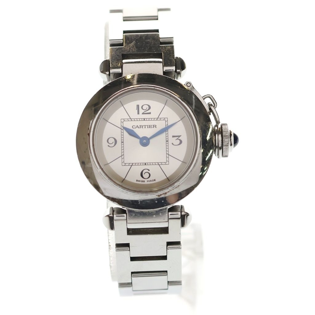 Cartier (カルティエ) ミスパシャ シルバー文字盤 クォーツウォッチ 腕時計 シルバー W3140007