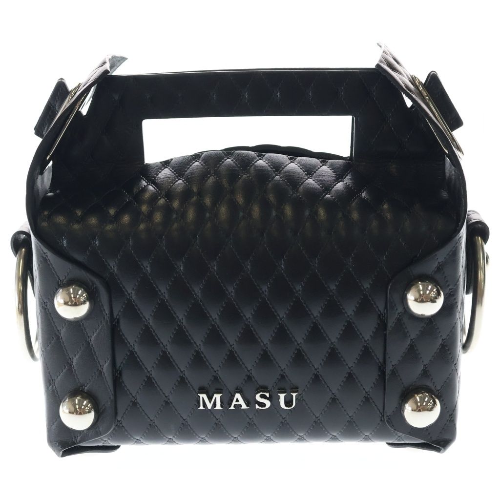 メンズ MASU (エムエーエスユー) 25AW LEATHER CAKE BAG レザー ケーキ 