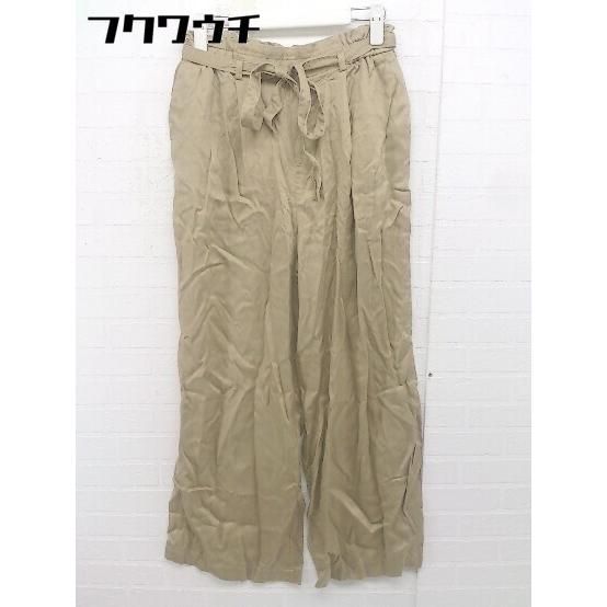 ◇ ◎ green label relaxing グリーンレーベル UNITED ARROWS ワイド パンツ サイズ38 ベージュ レディース 【中古】 【1108270006230】