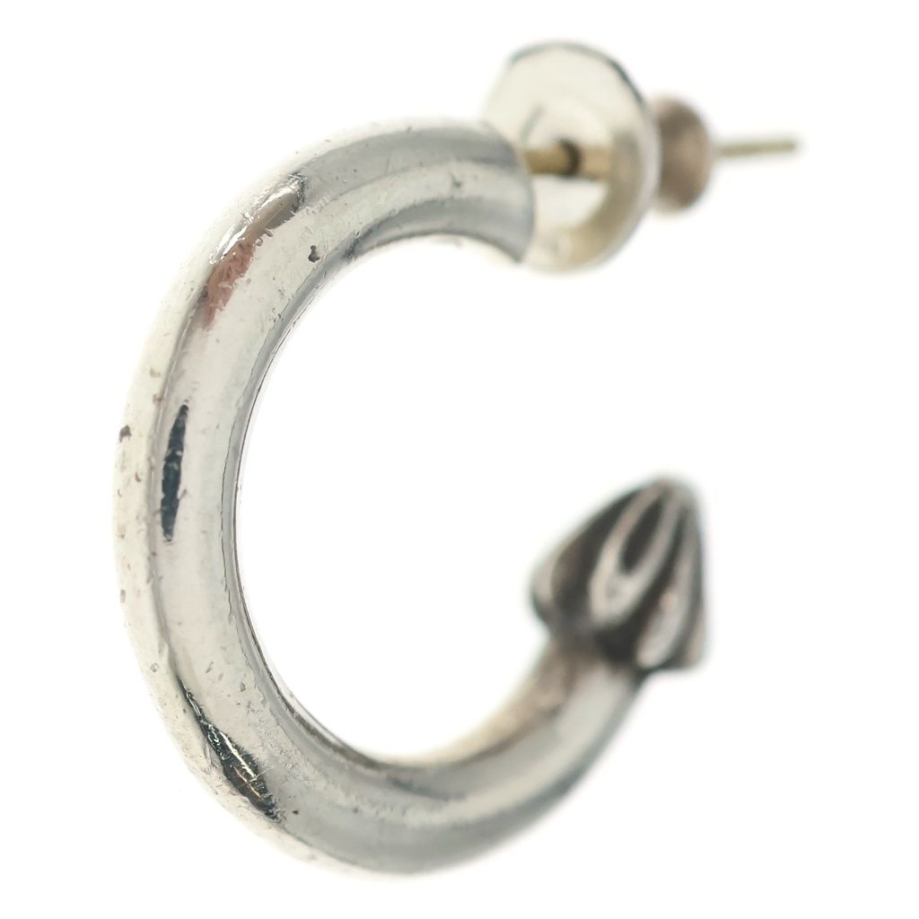 CHROME HEARTS (クロムハーツ) HOOP PLAIN プレーン フープピアス シルバー BCA101