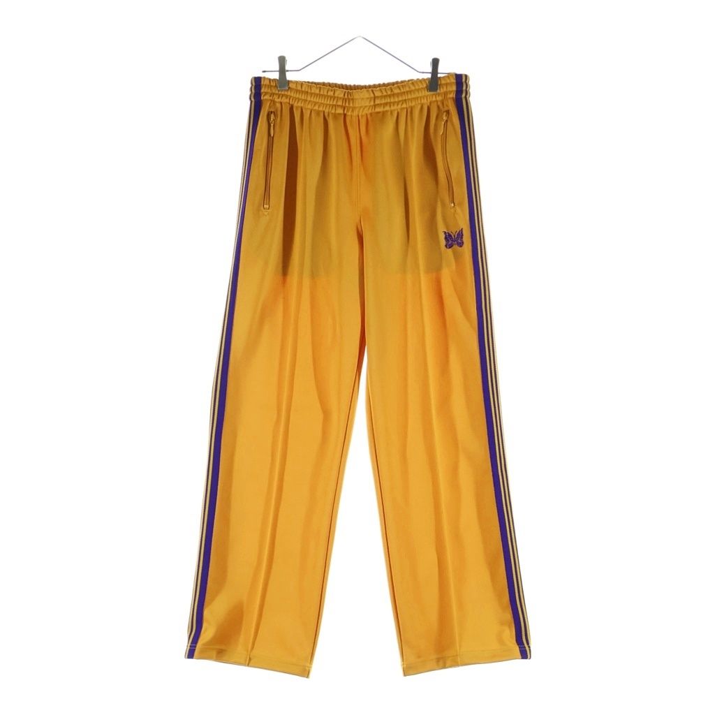 Needles (ニードルス) 22SS TRACK PANT POLY SMOOTH サイドライン トラックパンツ オレンジ KP220