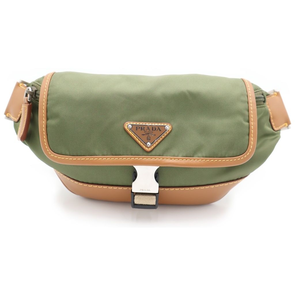 PRADA (プラダ) Re-Nylon リナイロン トライアングルロゴ レザー