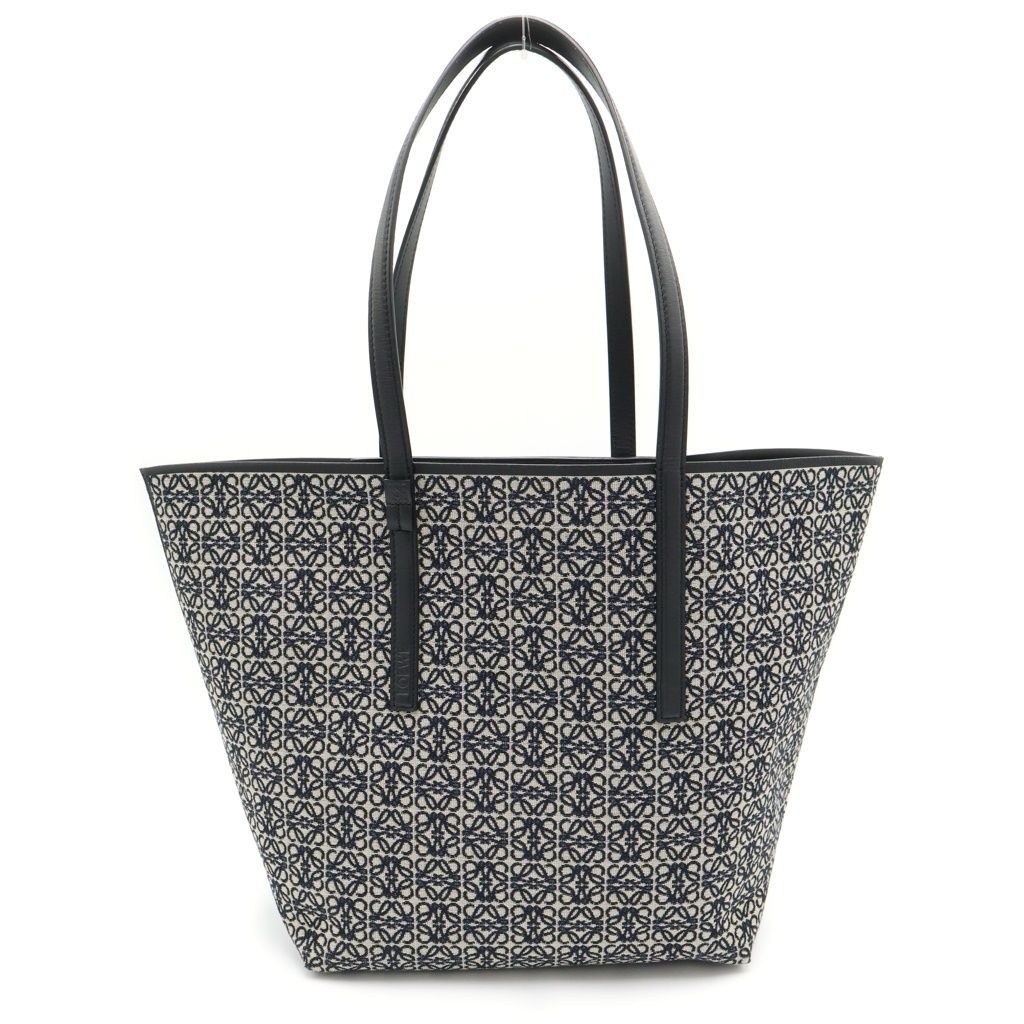 LOEWE (ロエベ) リピートアナグラム キャンバス ジャガード レザー
