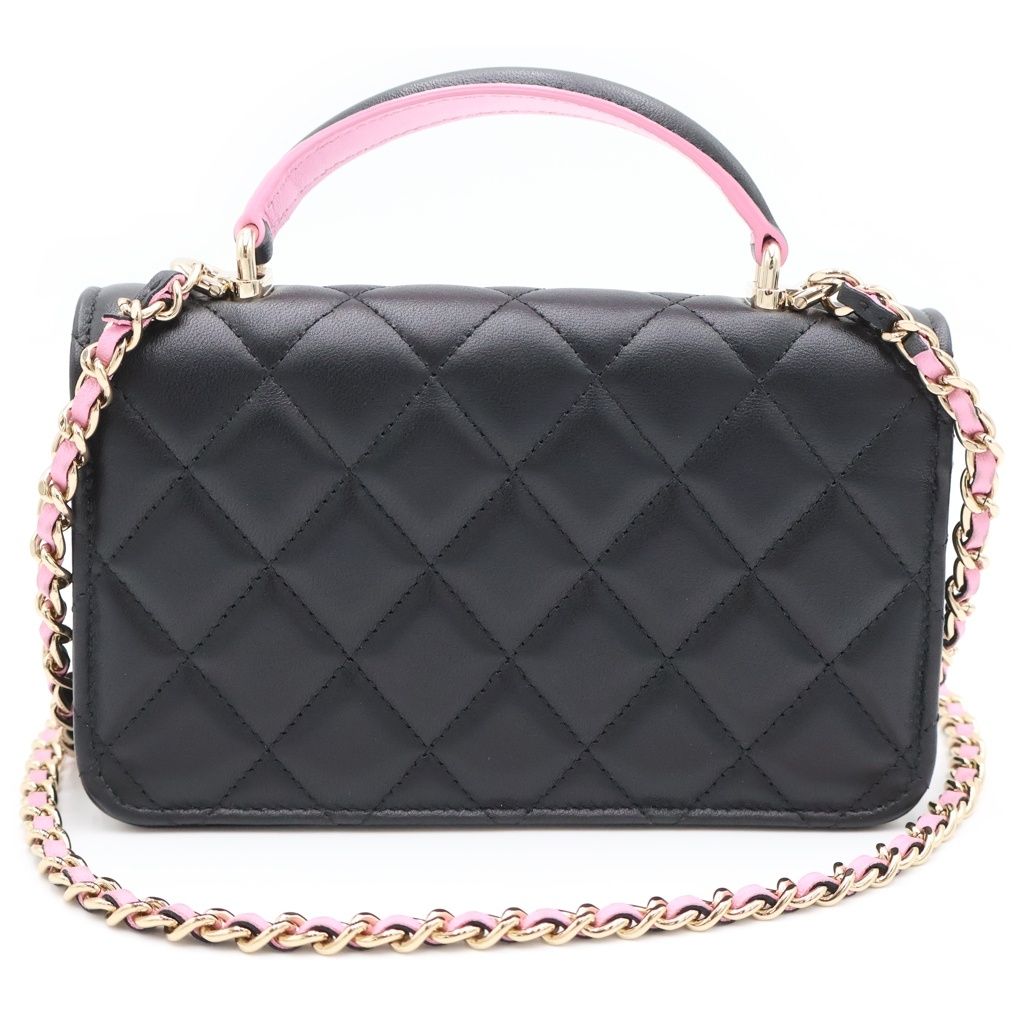 CHANEL (シャネル) マトラッセ フォンケース ショルダーバッグ ミニ