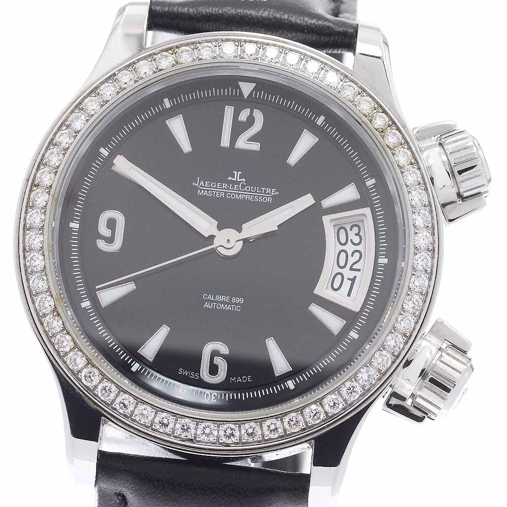 ジャガー・ルクルト JAEGER-LECOULTRE 148.8.37 マスター コンプレッサー レディ ダイヤベゼル デイト 自動巻き レディース _957739