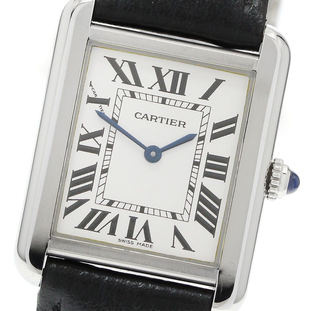 カルティエ CARTIER WSTA0030 タンクソロSM クォーツ レディース 良品 保証書付き_958799
