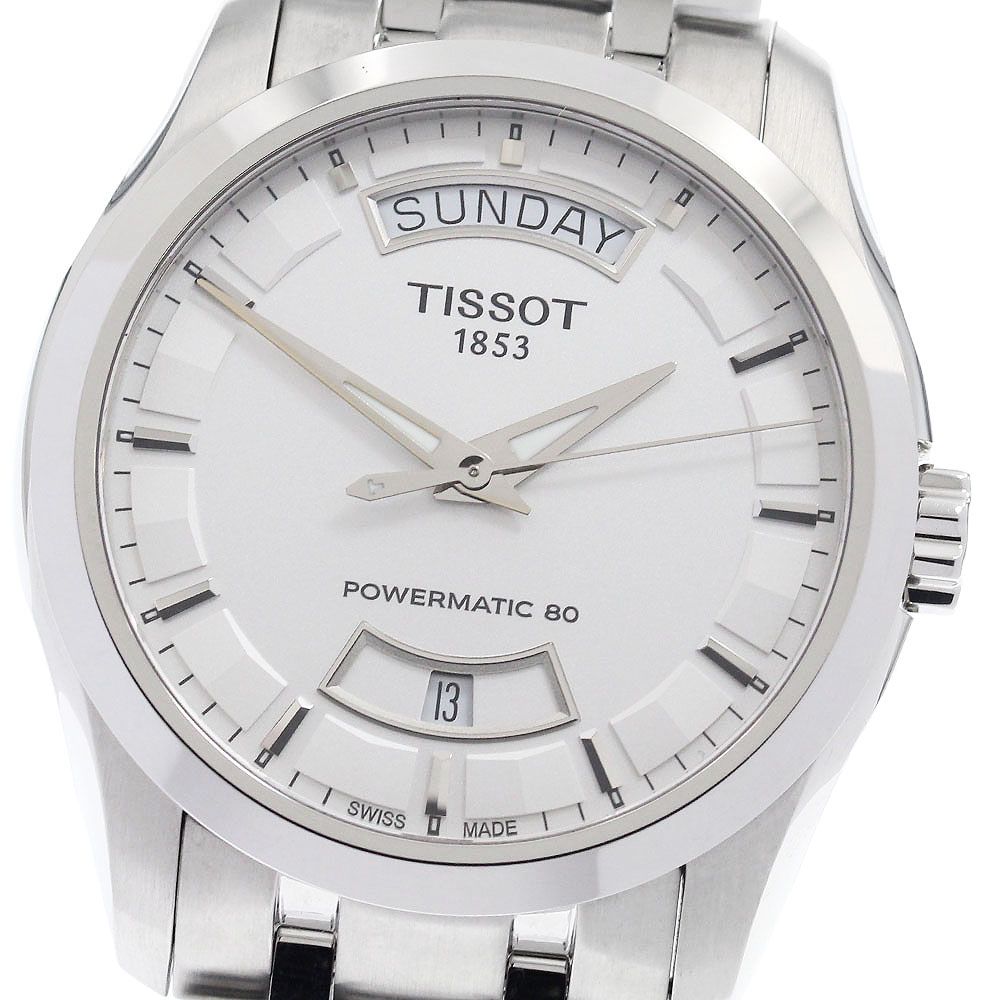 ティソ TISSOT T035407A クチュリエ デイデイト 自動巻き メンズ 良品 内箱・保証書付き_959369