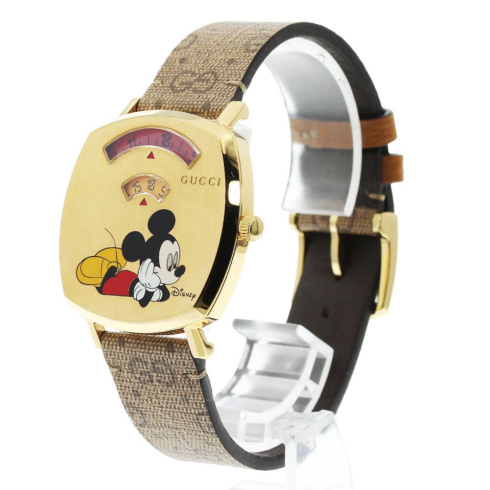 グッチ GUCCI 157.4/YA157420 グリップウォッチ ディズニーコラボ