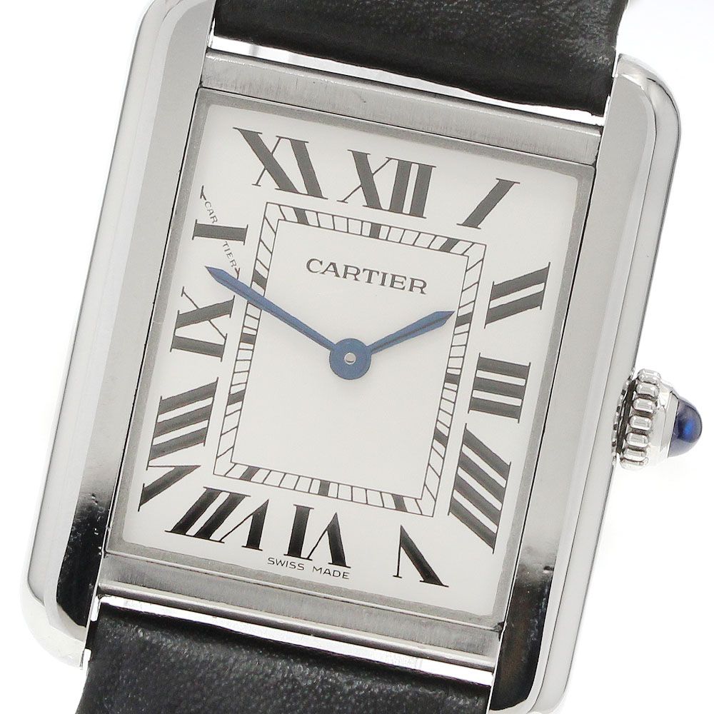 カルティエ CARTIER WSTA0030 タンクソロSM クォーツ レディース 保証書付き_958814