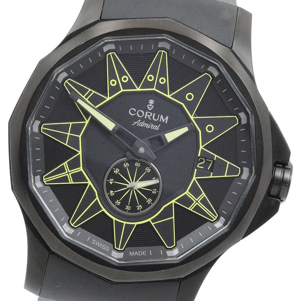 コルム CORUM 01.0090 A395/04008 アドミラル レジェンド 42 デイト 自動巻き メンズ 良品 _957122
