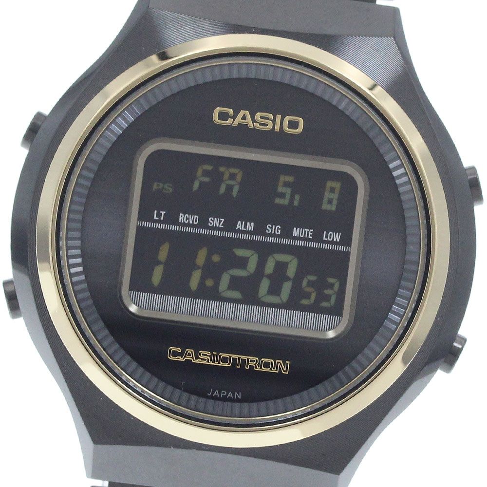 カシオ CASIO TRN-50ZE-1AJR カシオトロン Bluetooth搭載 50周年記念モデル ソーラー電波 メンズ 極美品 箱・保証書付き_959432