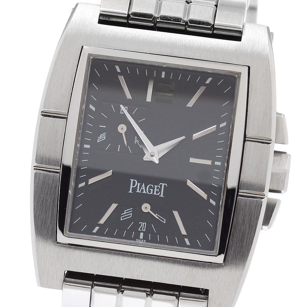 ピアジェ PIAGET P10021 アップストリーム パワーリザーブ スモールセコンド 自動巻き メンズ 良品 _957098