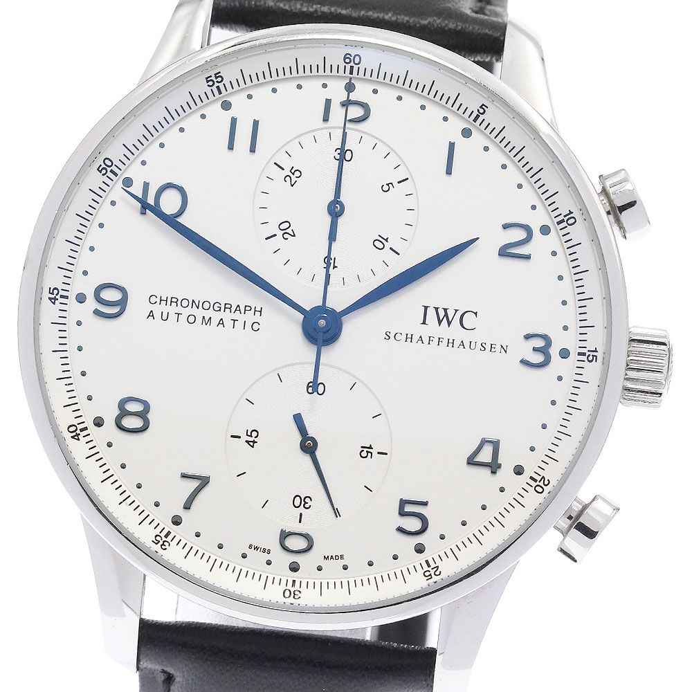 IWC IWC SCHAFFHAUSEN IW371417 ポルトギーゼ クロノグラフ 自動巻き メンズ 良品 保証書付き_956594