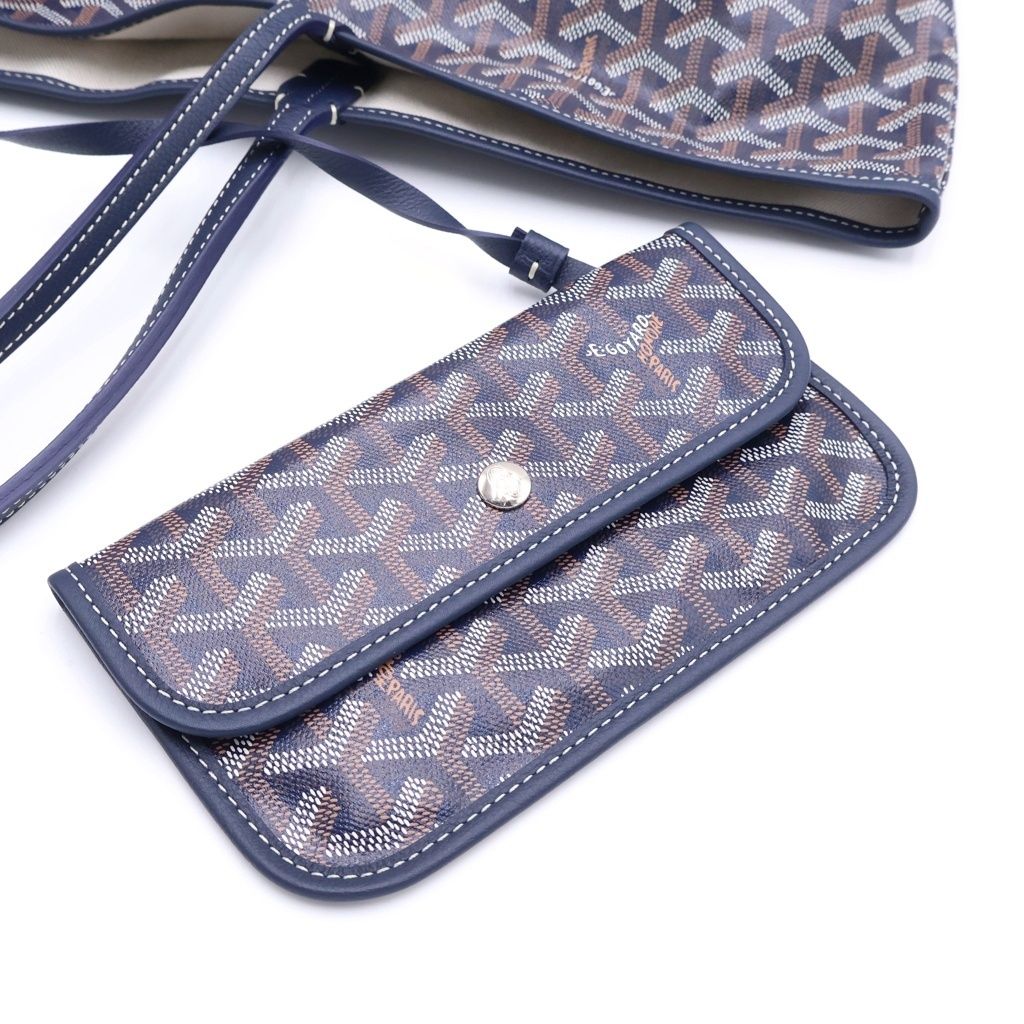 GOYARD (ゴヤール) サンルイGM トートバッグ ハンドバッグ ネイビー