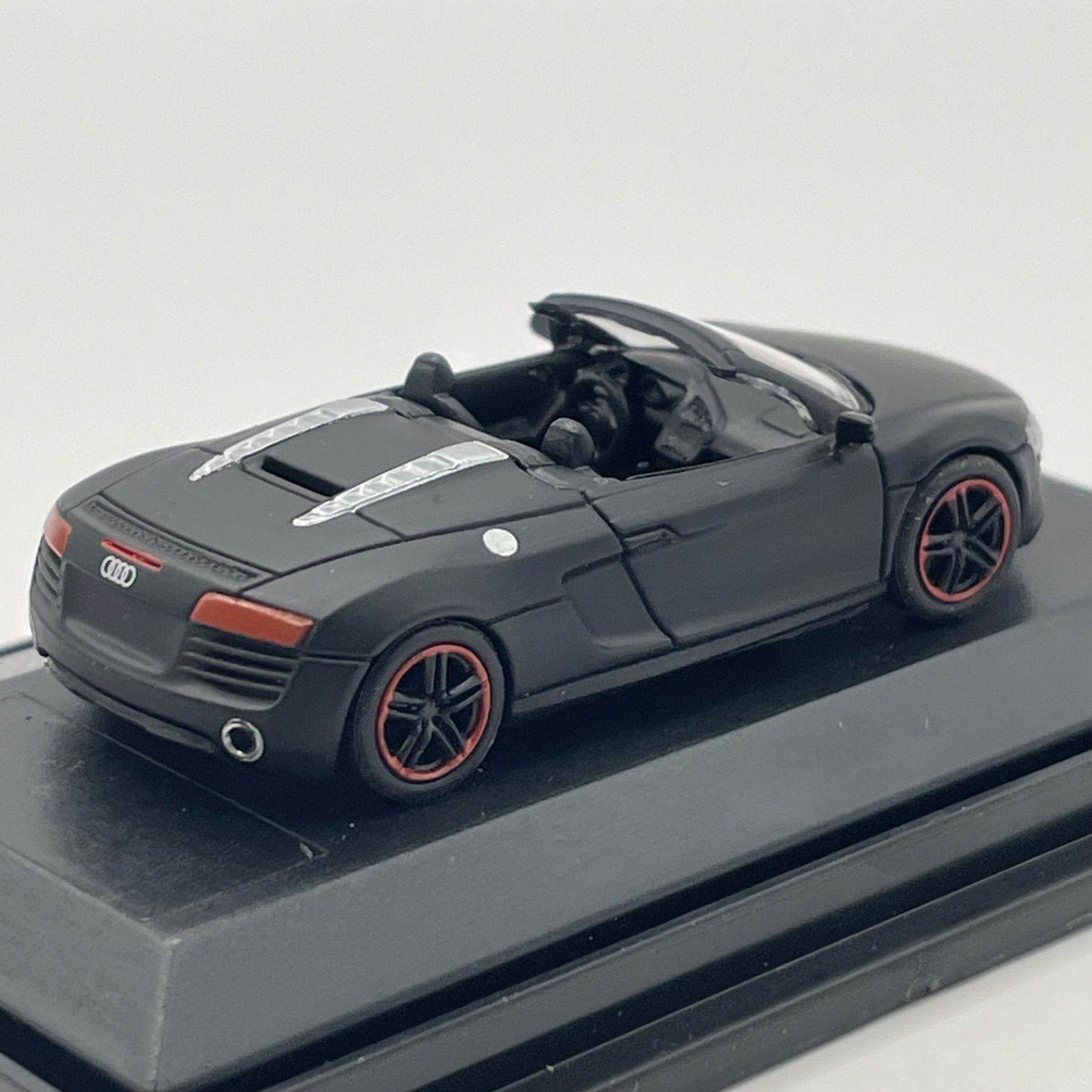 シュコー 1/87 アウディ R8 スパイダー マットブラック ミニカー HO