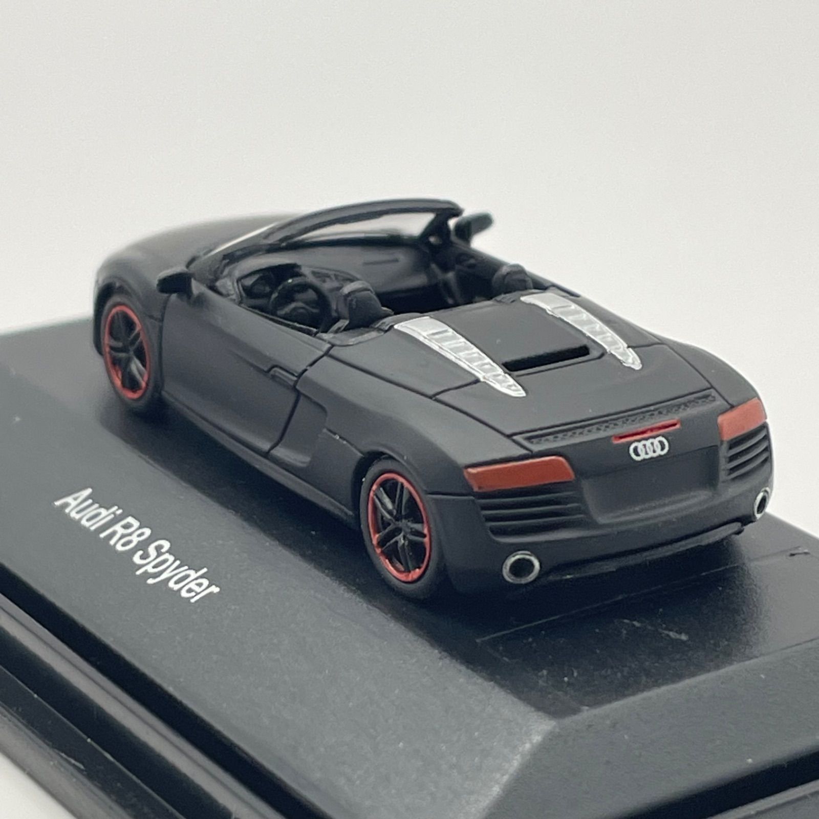 シュコー 1/87 アウディ R8 スパイダー マットブラック ミニカー HO