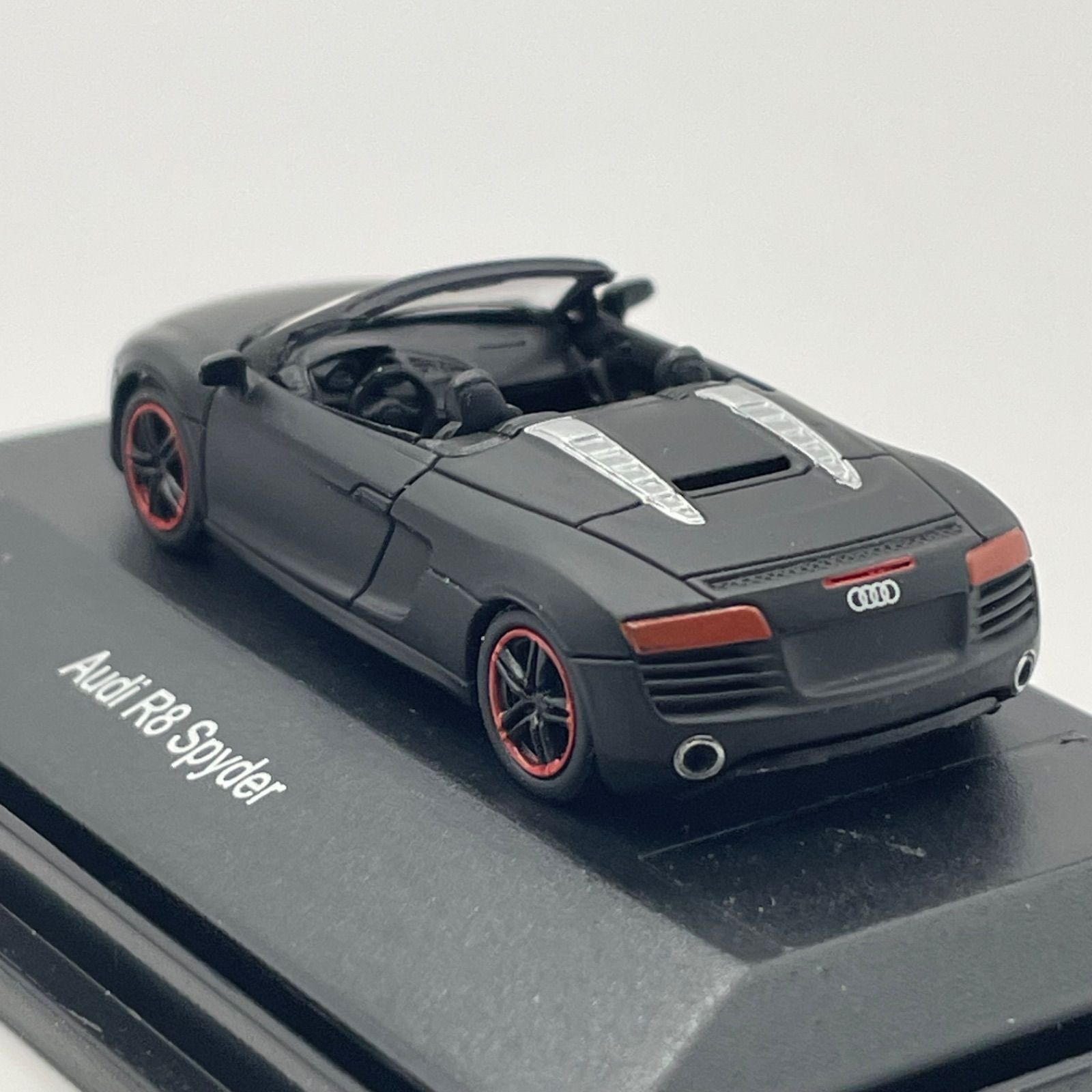 シュコー 1/87 アウディ R8 スパイダー マットブラック ミニカー HO