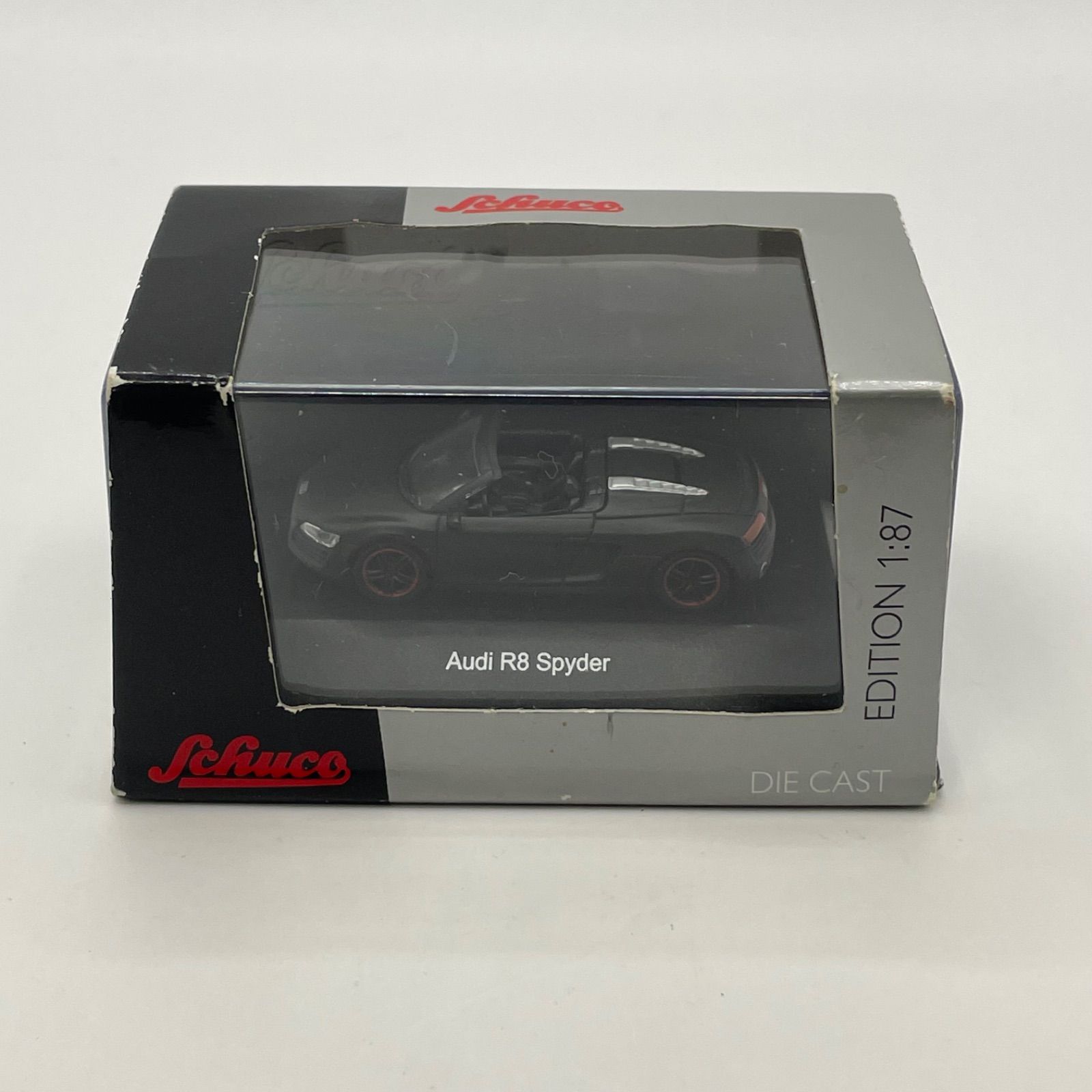 シュコー 1/87 アウディ R8 スパイダー マットブラック ミニカー HO