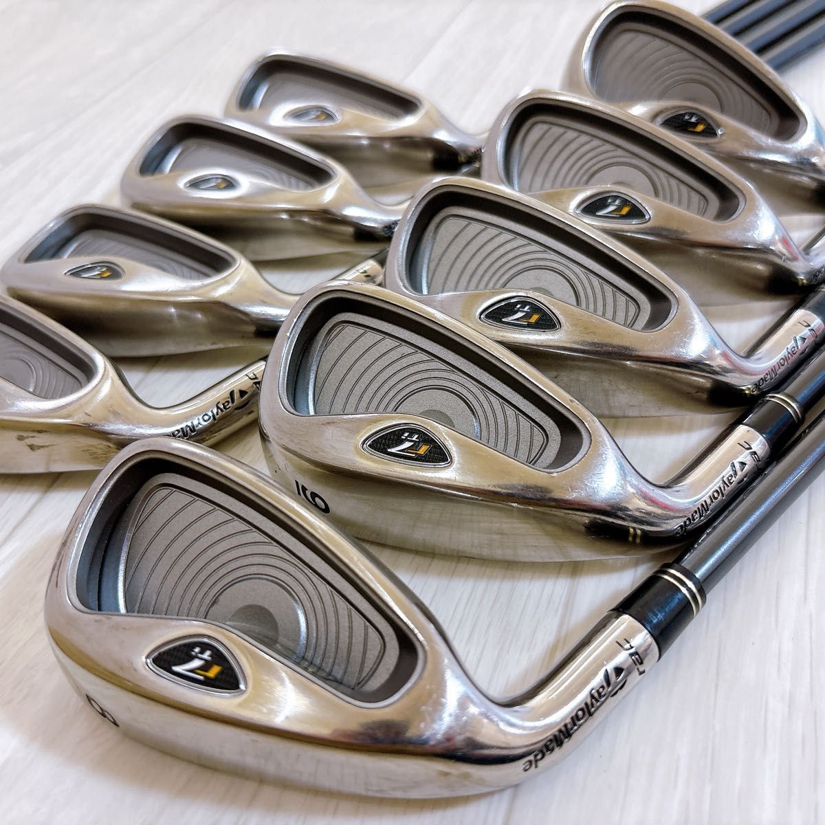 寶TIS-521 TaylorMade r7 メンズアイアンセット flex S レフティ TaylorMade r7 Ti テーラーメイド メンズアイアンセット 豪華