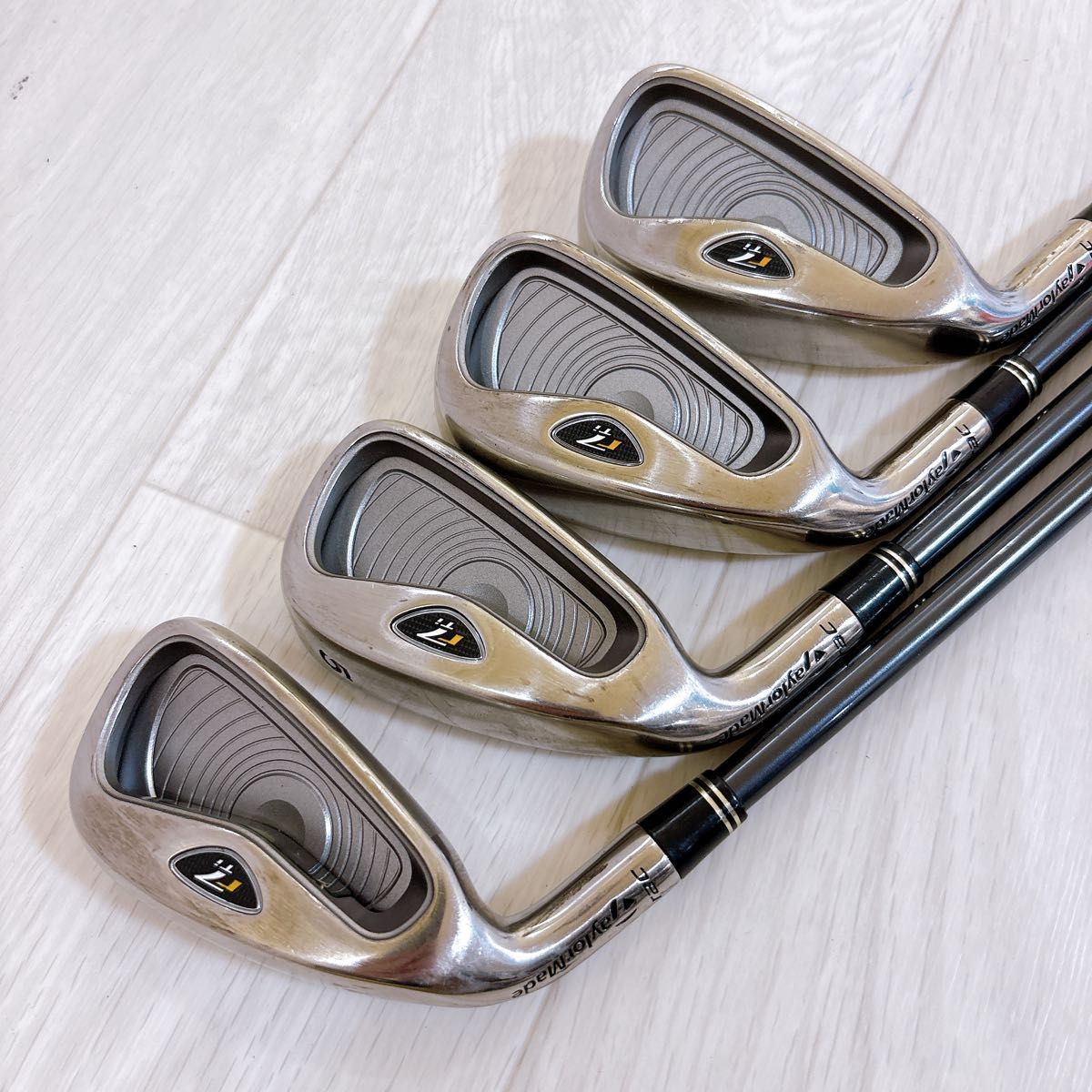 テーラーメイド　r7 Ti rac アイアンセット8本　Taylormade レフティ TaylorMade r7 Ti テーラーメイド メンズアイアンセット 豪華