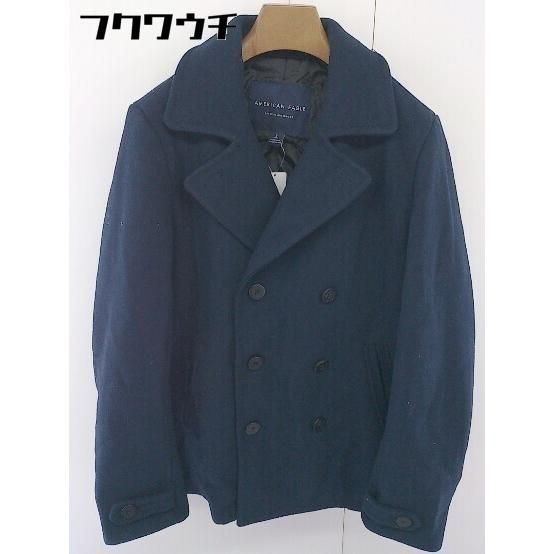 ■ AMERICAN EAGLE OUTFITTERS アメリカンイーグルアウトフィッターズ 長袖 ピーコート サイズS ネイビー メンズ 【中古】 【1109020002182】