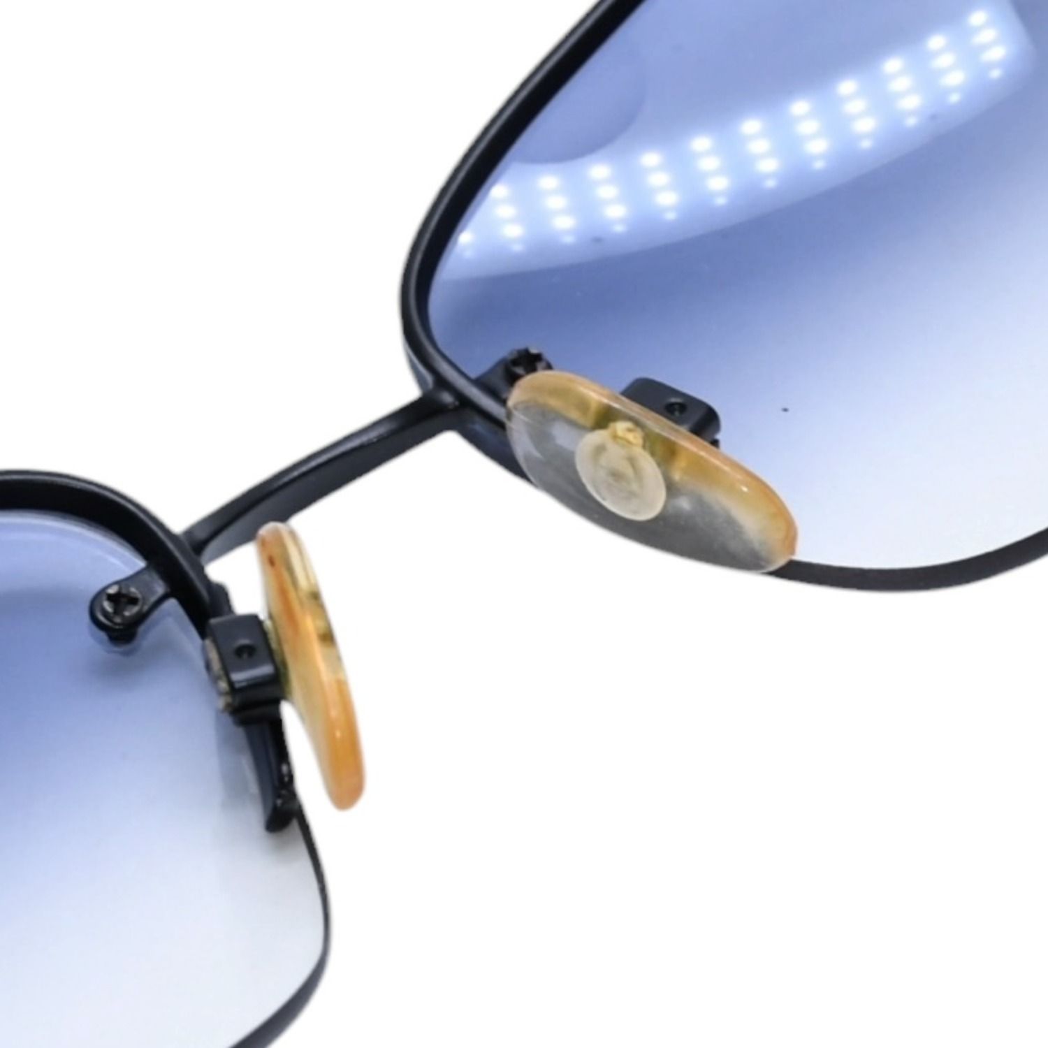 CHANEL シャネル ハーフリム サングラス アイウェア 4117-B c.101/8G サイズ62□16 125 ココマーク ラインストーン ブラック 美品 中古 4a002133 CHANEL シャネル ハーフリム サングラス アイウェア 4117-B c.101/8G サイズ62□16 125 ココマーク ラインストーン ブラック 美品 中古 4a002133