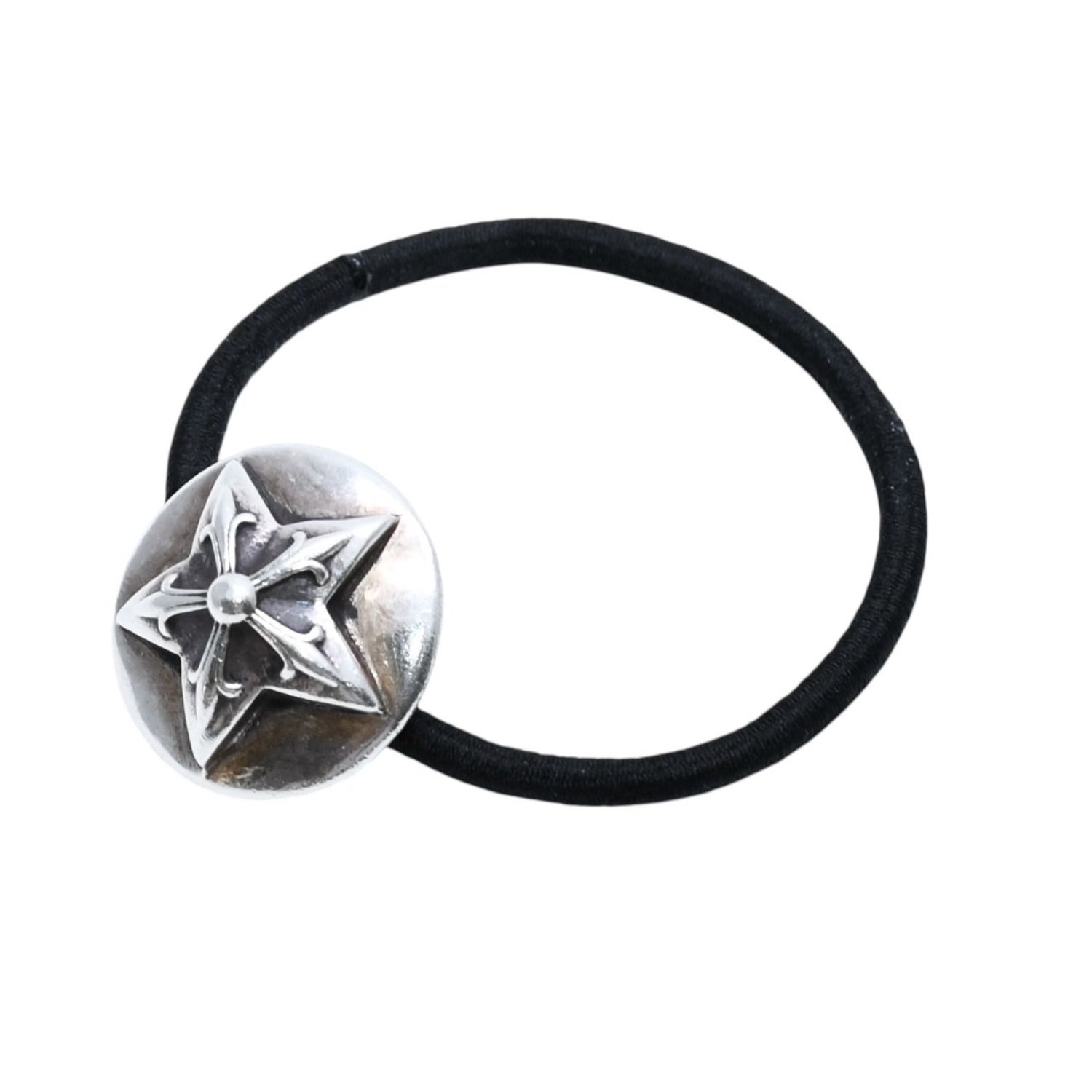 CHROME HEARTS クロムハーツ スターモチーフ ヘアゴム コンチョ 重量約