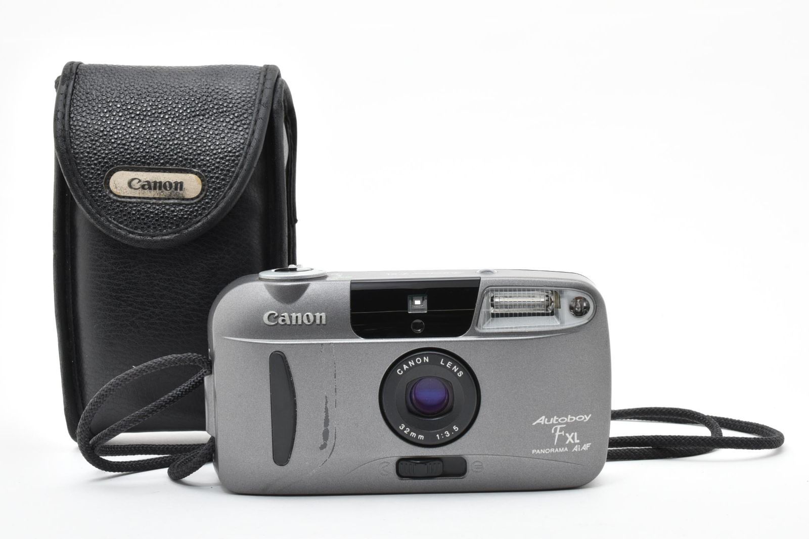 ★良品・単焦点レンズ★ キヤノン Canon Autoboy FXL 32mm F3.5 【見やすい大画面ファインダー】 クリアな光学 ケース付き #0617A