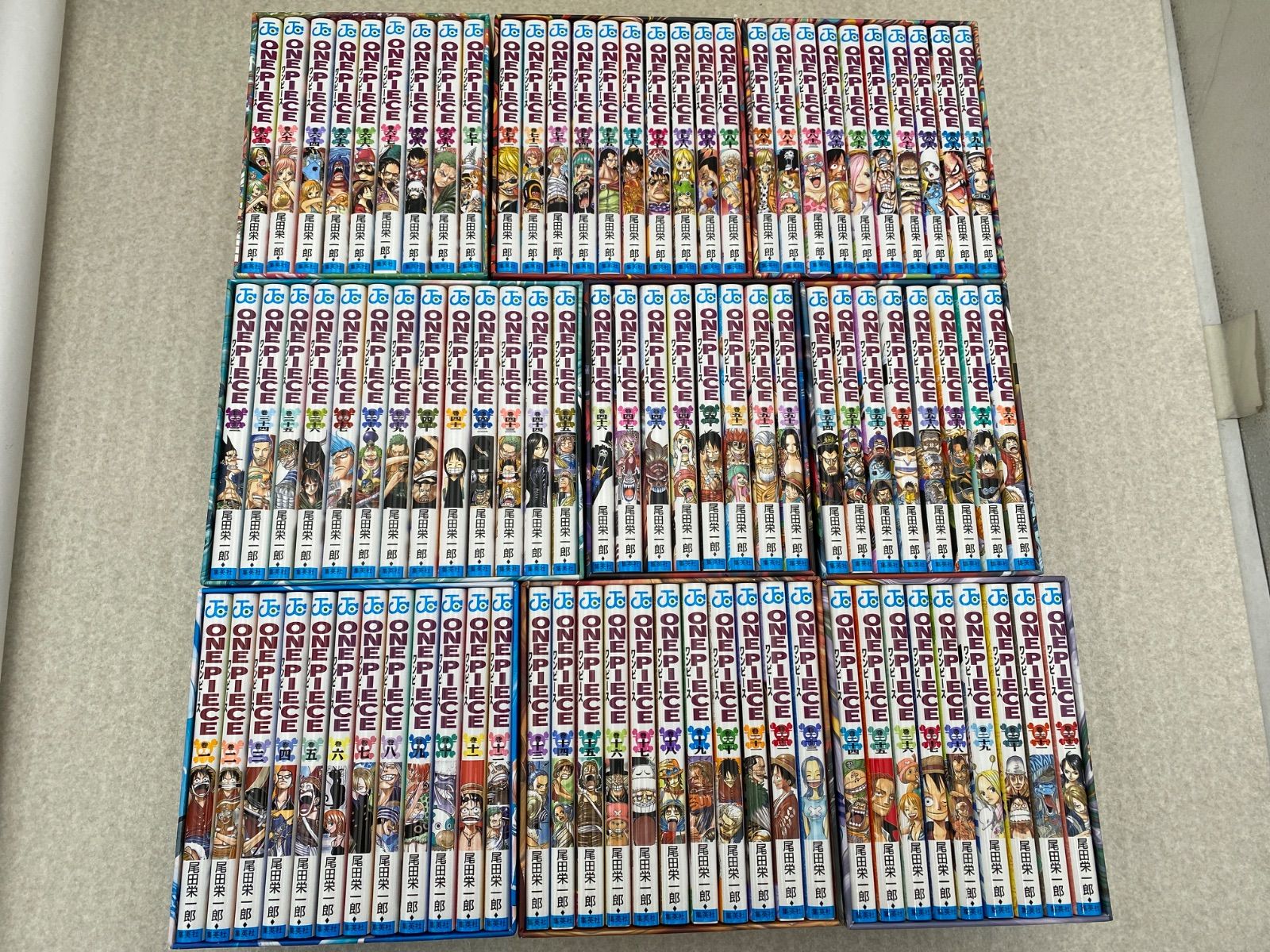 美品 ONEPIECE ワンピース エピソードBOX 1～9【1巻～90巻】 - メルカリ