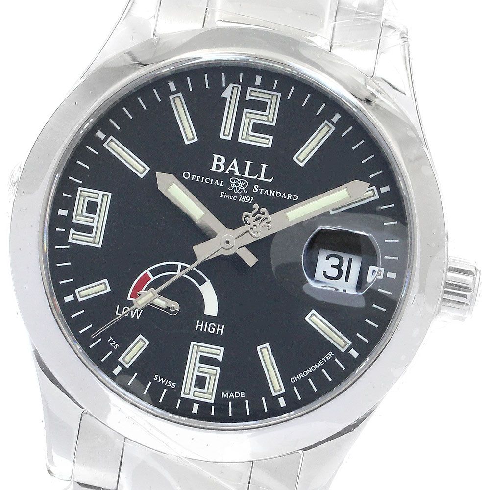 ボールウォッチ BALLWATCH PM9026C-SCJ-BK パイオニア パワーリザーブ 自動巻き メンズ 未使用品 保証書付き_899249 ボールウォッチ BALLWATCH PM9026C-SCJ-BK パイオニア パワーリザーブ